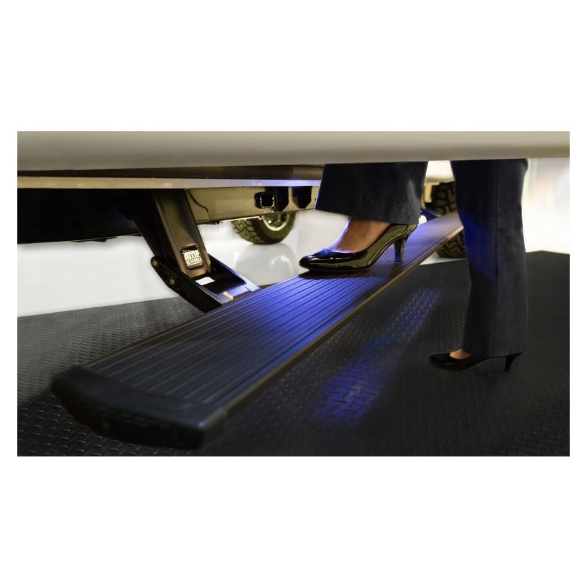 AMP Research 76236-01A 2020 Ford F150 /250/350/450 PowerStep Running Boards Plug N Play - Black