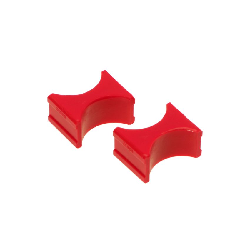 Prothane 19-1721 Universal Shock Reservoir Mounts - 2.0/2.0 Diameter - Red