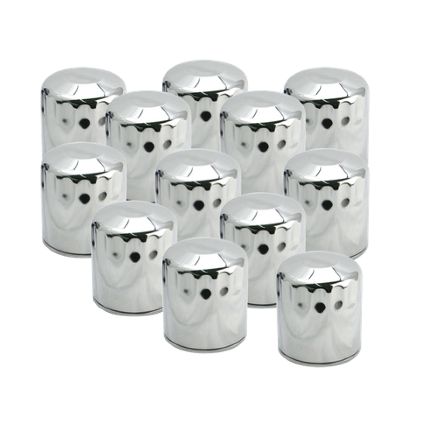 S&S Cycle 310-0242 99-18 BT/2017+ M8/X-Wedge Chrome Oil Filter - 12 Pack