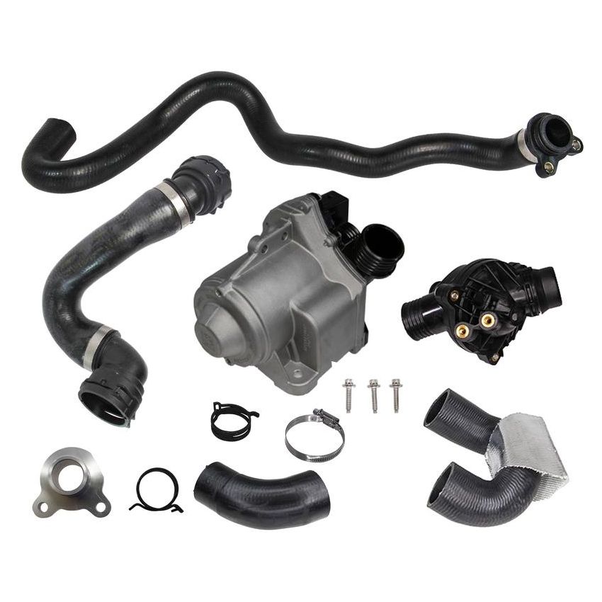 CRP PRODUCTS WPS0507 Rein OE Quality Electric Water Pump, Thermostat & Hose Replacement Kit