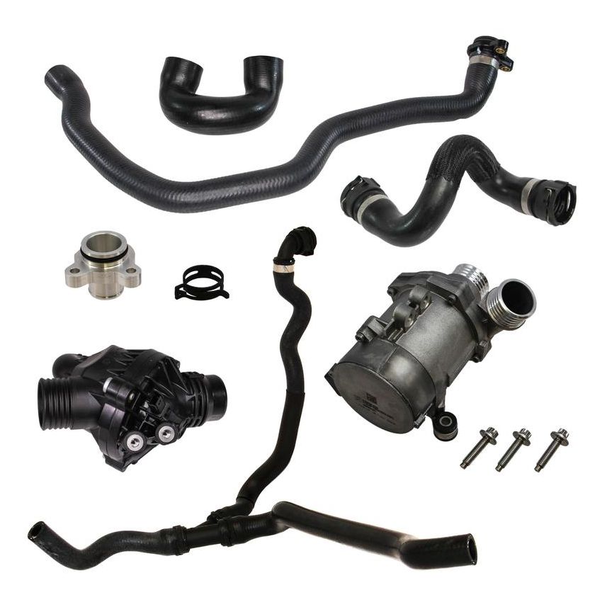 CRP PRODUCTS WPS0509 Rein OE Quality Electric Water Pump, Thermostat & Hose Replacement Kit