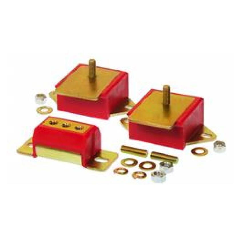 Prothane 1-1904 Jeep Motor & Trans Mount Kit - Red
