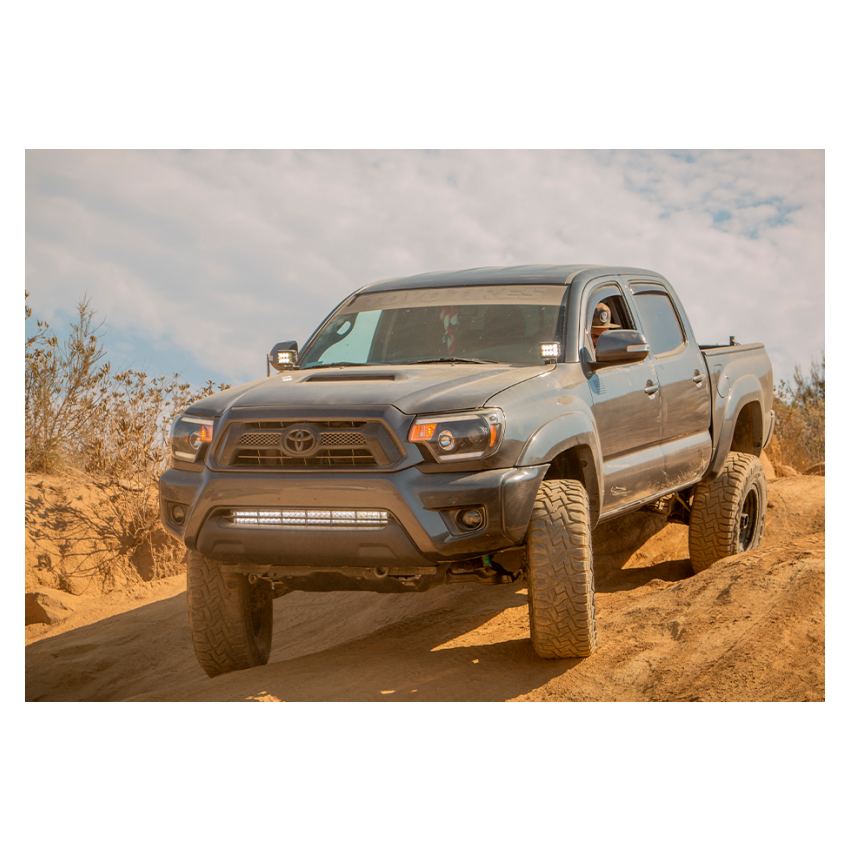 Cali Raised LED CR2863 Cali Raised 05-15 Toyota Tacoma Low Profile Led Ditch Light Brackets Kit - Brackets W/ No Switch