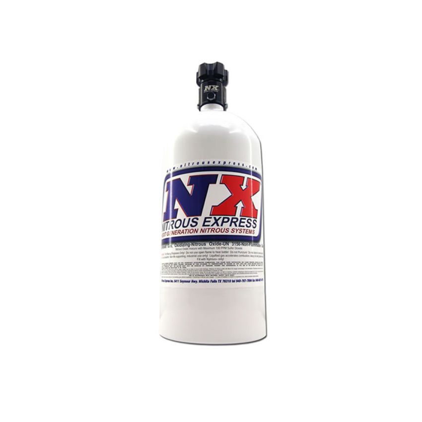 Nitrous Express 5lb Bottle w/Lightning 500 Valve (5.25 Dia x 17.64 Tall)