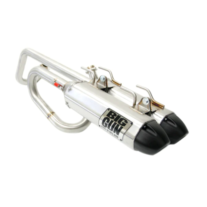 Big Gun 12-16 Arctic Cat WILDCAT 1000i H.O./4/X EXO Stainless Dual Full Syst Exhaust
