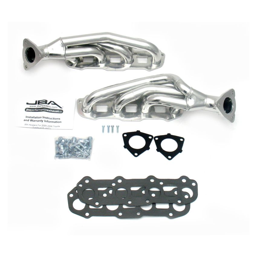 JBA 05-07 Toyota 4.7L V8 1-1/2in Primary Silver Ctd Cat4Ward Header
