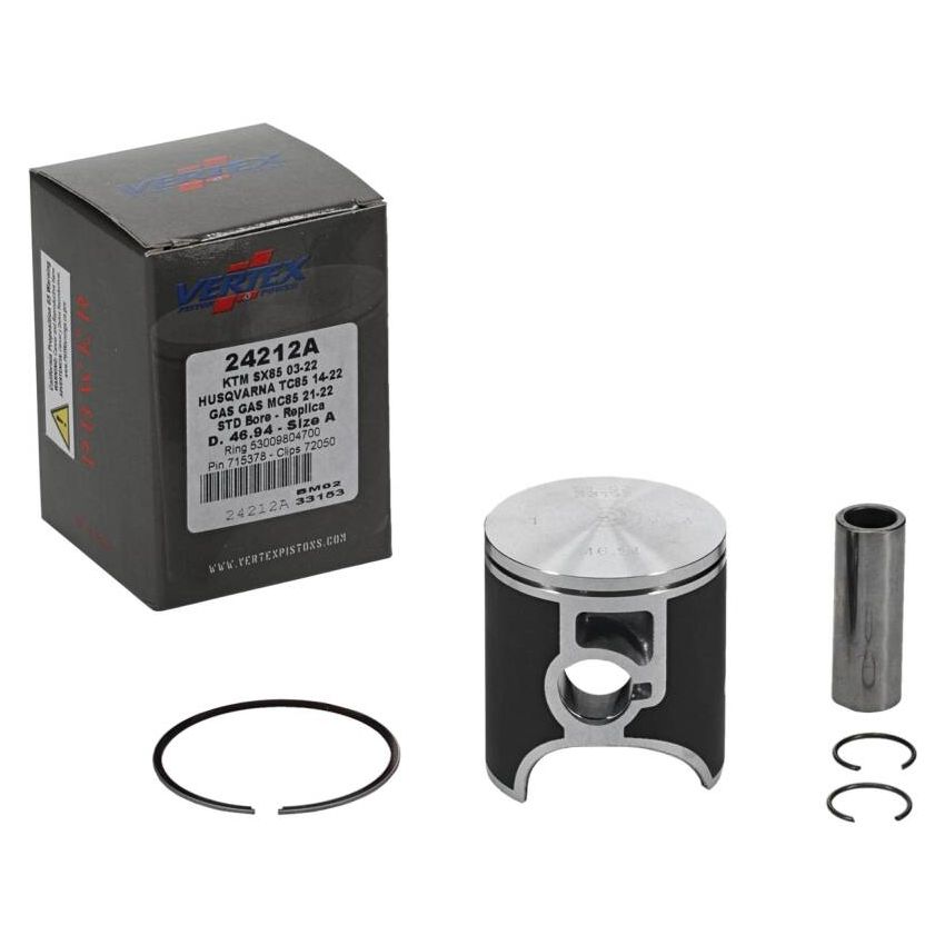 Vertex Pistons 24212A Cast Replica Piston Kit