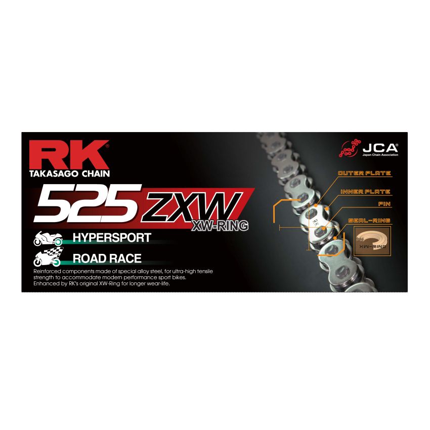 RK Chain CC525ZXW-120 525ZXW-120 - Chrome