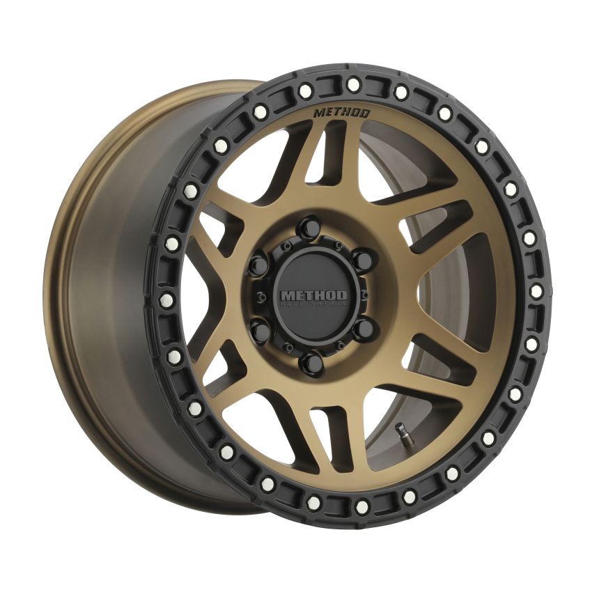 Method Wheels MR31279060912N Method MR312 17x9 -12mm Offset 6x5.5 106.25mm CB Method Bronze/Black Street Loc Wheel