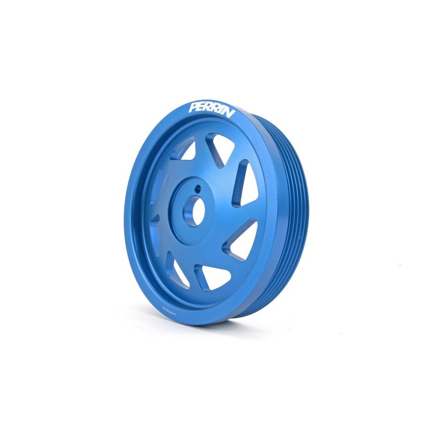 Perrin 15-18 Subaru WRX / 13-20 BRZ / 14-18 Forester XT FA/FBCrank Pulley - Blue