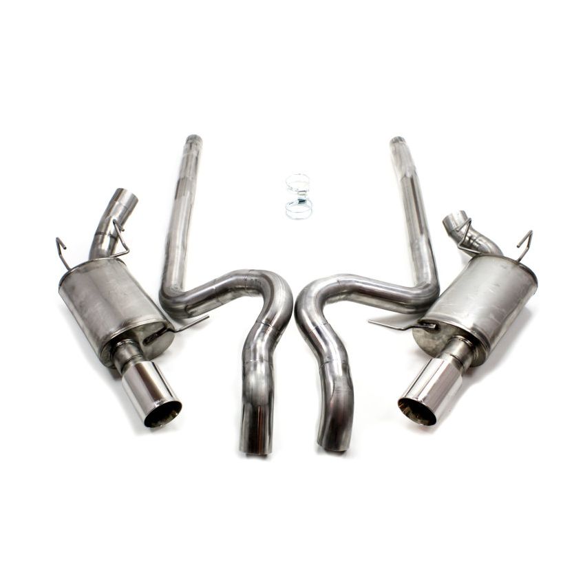 JBA 40-2644 11-14 Ford Mustang GT/GT500 5.0L/5.4L/5.8L 409SS Dual Rear Exit Cat-Back Exhaust