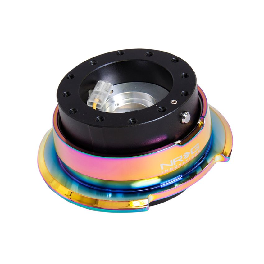 NRG Quick Release Gen 2.8 - Black Body / Neochrome Ring