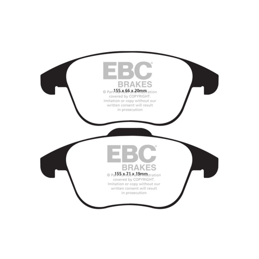 EBC UD1375 15 and up Audi Q3 2.0 Turbo Ultimax2 Front Brake Pads