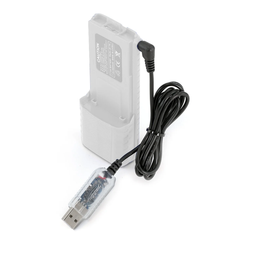 Rugged Radios USB-BAT-RH USB Charging Cable for R1 - V3 - GMR2 and GMR2 PLUS Handheld Radios