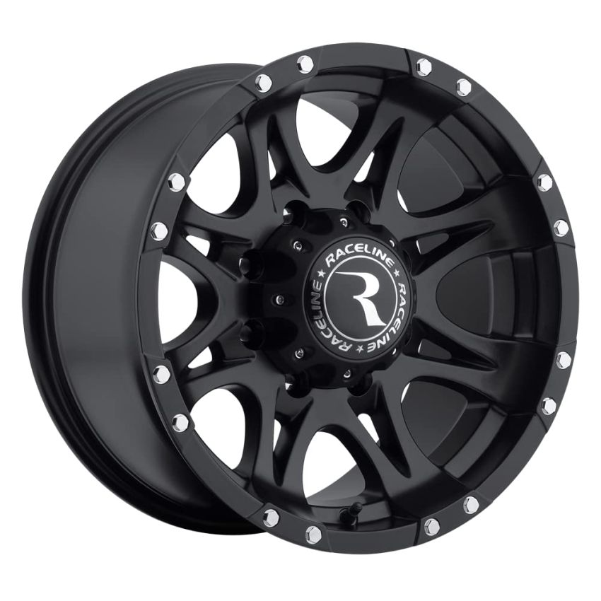 Raceline 981 Raptor 17x9in / 8x170 BP / -12mm Offset / 130.81mm Bore - Satin Black Wheel