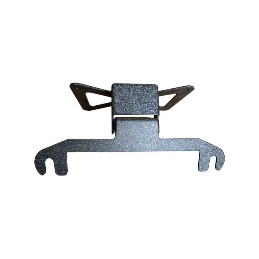 Fishbone Offroad 2018+ Jeep Wrangler JL - Black Aluminum Hawse Fairlead License Plate Mount