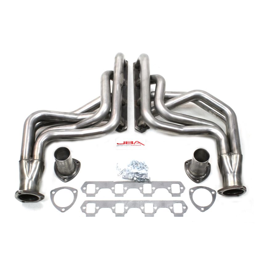 JBA 65-73 Ford Mustang 260-351W (w/Mustang II Suspension) 1-3/4in Primary Raw 409SS Long Tube Header