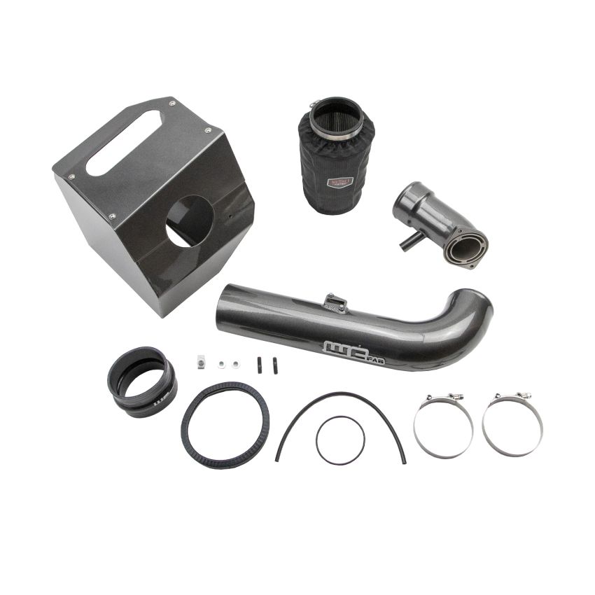 Wehrli 17-19 Chevrolet 6.6L L5P 4in Intake Kit Stage 2 - WCFab Grey