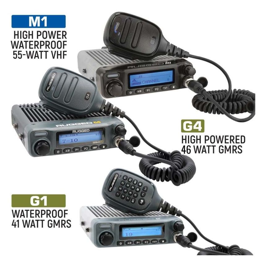 Rugged Radios RAPTOR-M1 Ford Raptor Two-Way Mobile Radio Kit 55 Watt M1-V - Business Band VHF