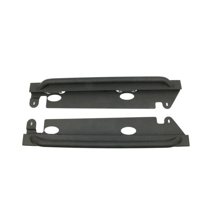 Fishbone Offroad FB23010 07-18 Jeep Wrangler JK 2 Door Rubicon Steel Rock Slider - Black Textured Powdercoat