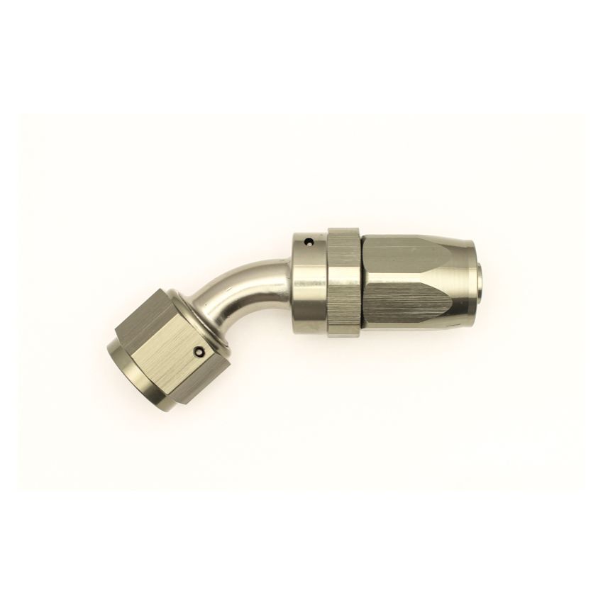 DeatschWerks 8AN Female Swivel 45-Degree Hose End CPE