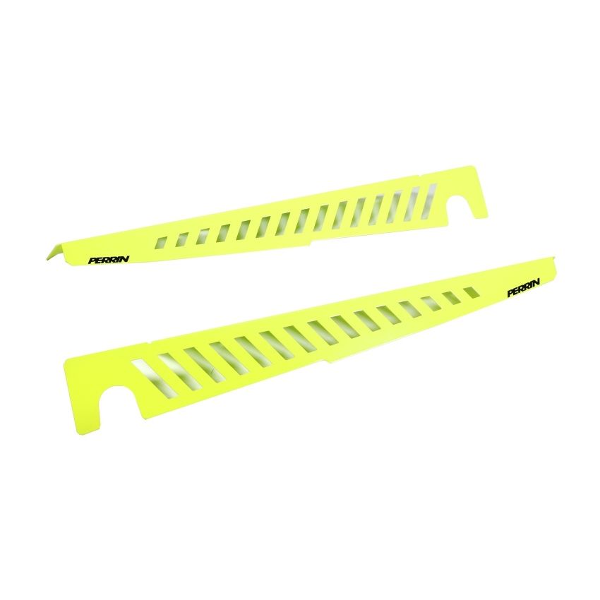 Perrin 22-23 Subaru WRX Fender Shroud Set - Neon Yellow