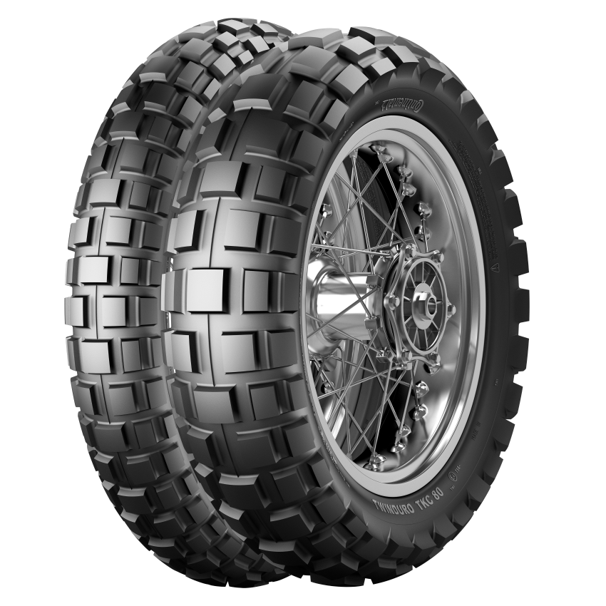 Continental Tire 02405670000 Continental TKC 80 Twinduro M+S - 90/90-21 M/C 54T TL  Front