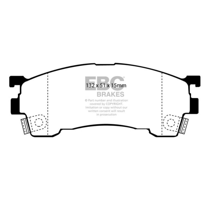 EBC UD637 93-97 Ford Probe 2.0 16v Ultimax2 Front Brake Pads