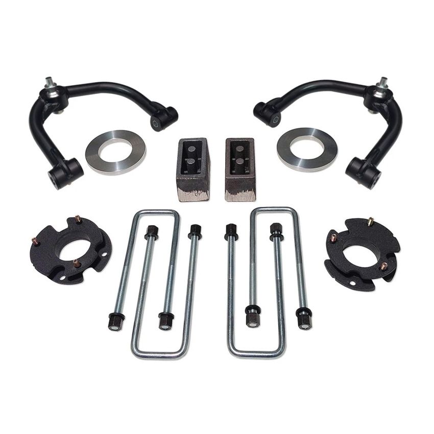 Tuff Country 23015KN 2014 Ford F-150 4x4 & 2wd 3in Uni-Ball Lift Kit (SX8000 Shocks)