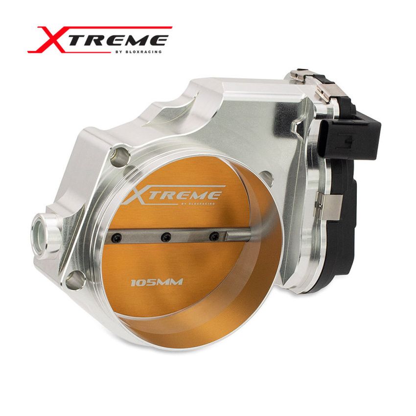BLOX Racing 2015+ Dodge Hellcat / Jeep Trackhawk 6.2L 105mm Electronic Billet Throttle Body - Silver