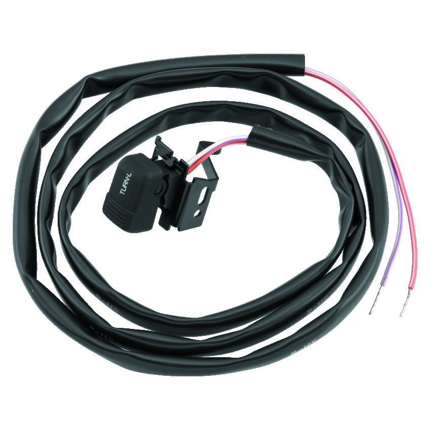 TwinPower 601695 Twin Power 96-13 Big Twin XL V-Rod Black Left Turn Signal Switch Replaces H-D 71598-96 71685-06A