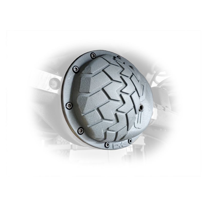 DV8 Offroad D-JP-110001-D30 HD Dana 30 Diff Cover Cast Iron Gray Powdercoat