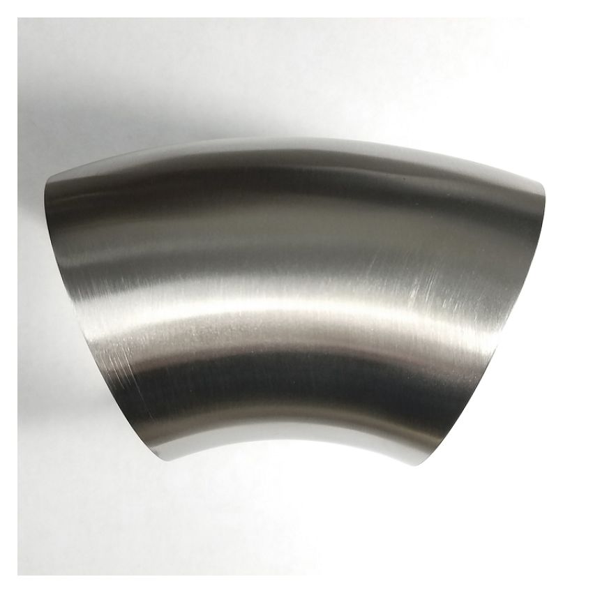 Stainless Bros 2.50in Diameter 1.5D / 3.75in CLR 45 Degree Bend No Leg Mandrel Bend