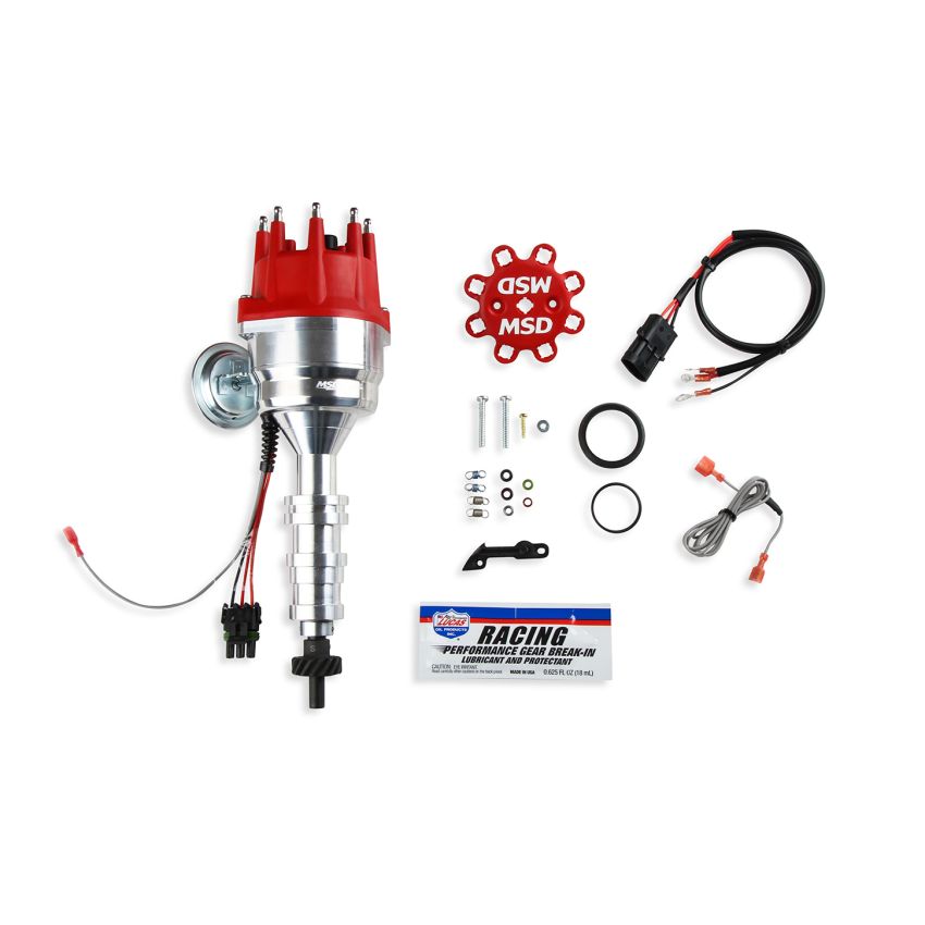 MSD IGNITION MSD85951 Billet Distributor BBF FE RTR w/Steel Gear