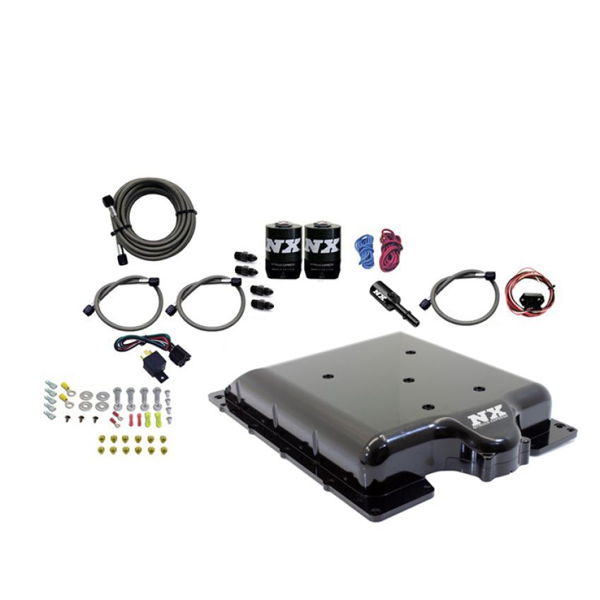 Nitrous Express Dodge Hellcat/Demon Supercharger Lid Nitrous Kit (100-400HP) w/o Bottle