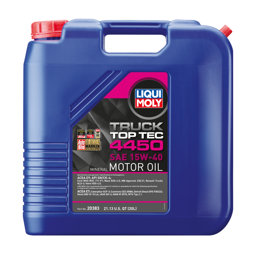 LIQUI MOLY 20383 Top Tec Truck 4450 SAE 15W-40