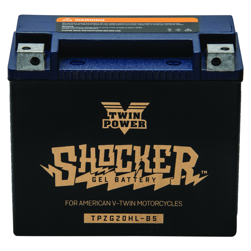 TwinPower 781234 Twin Power YTX-20HL Shocker Gel Battery Replaces H-D 65989-97A 310 CCA