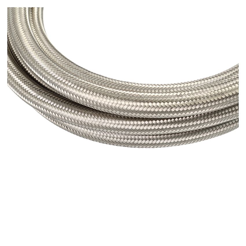 Mishimoto 10Ft Stainless Steel Braided Hose w/ -6AN Fittings - Stainless