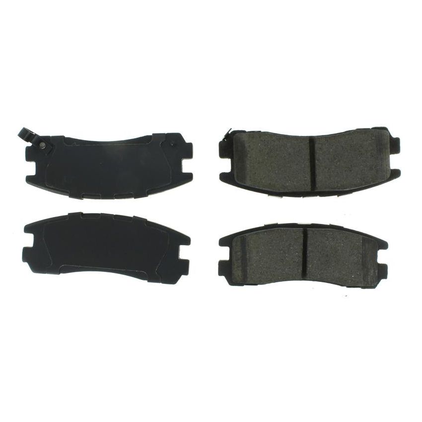 CENTRIC PARTS 105.03830 Posi Quiet Ceramic Brake Pads with Shims and Hardware