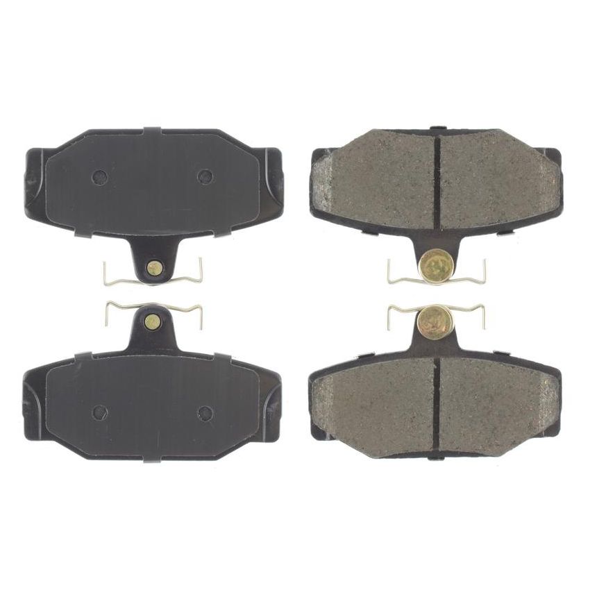 CENTRIC PARTS 105.03910 Posi Quiet Ceramic Brake Pads with Shims and Hardware