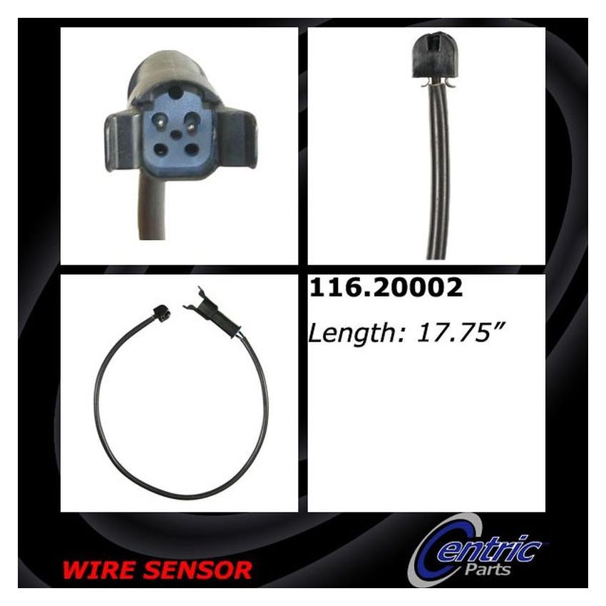 CENTRIC PARTS 116.20002 Centric Brake Pad Sensor Wire