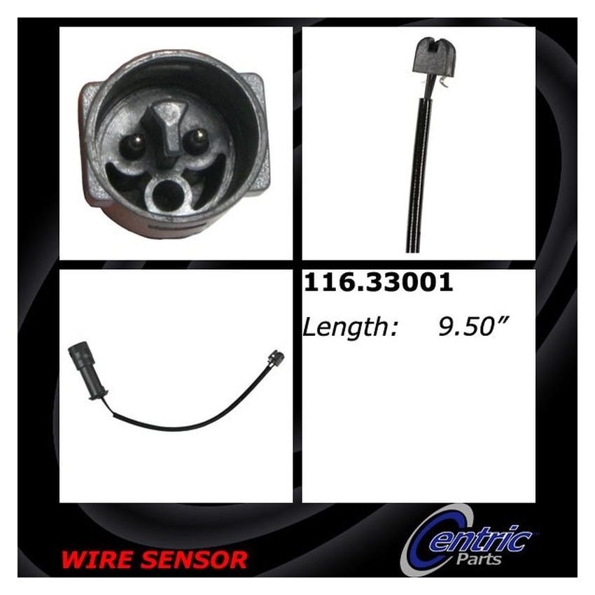 CENTRIC PARTS 116.33001 Centric Brake Pad Sensor Wire