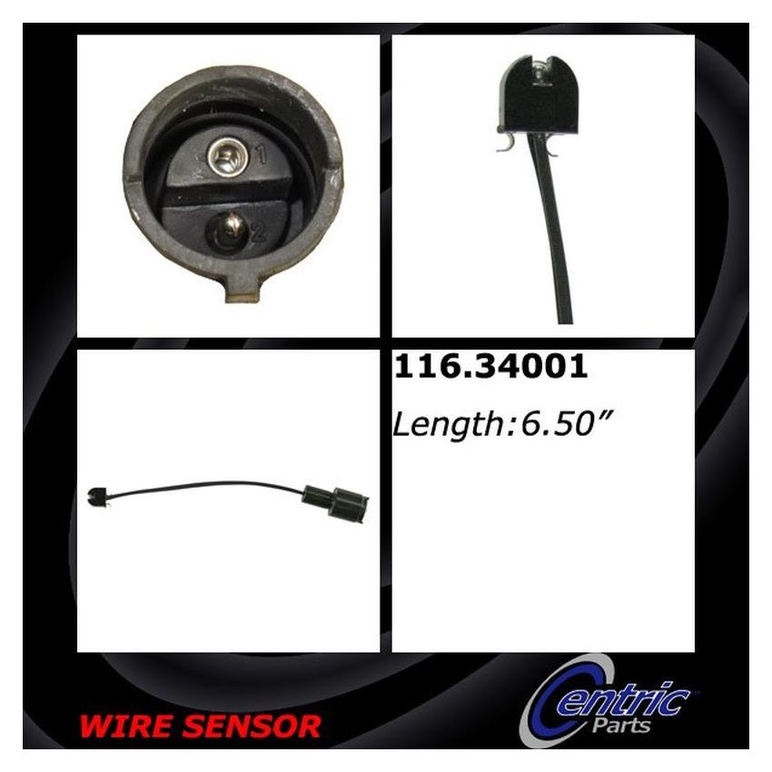 CENTRIC PARTS 116.34001 Centric Brake Pad Sensor Wire