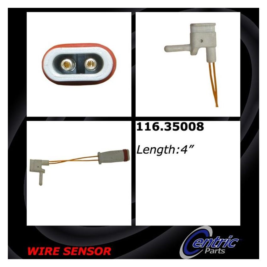 CENTRIC PARTS 116.35008 Centric Brake Pad Sensor Wire