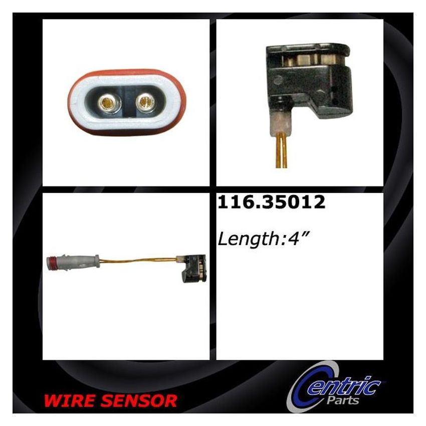 CENTRIC PARTS 116.35012 Centric Brake Pad Sensor Wire