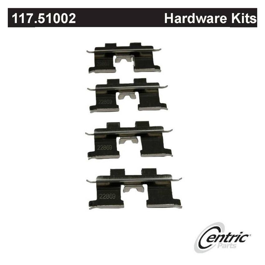 CENTRIC PARTS 117.51002 Centric Disc Brake Hardware Kit