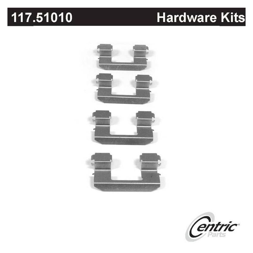CENTRIC PARTS 117.51010 Centric Disc Brake Hardware Kit