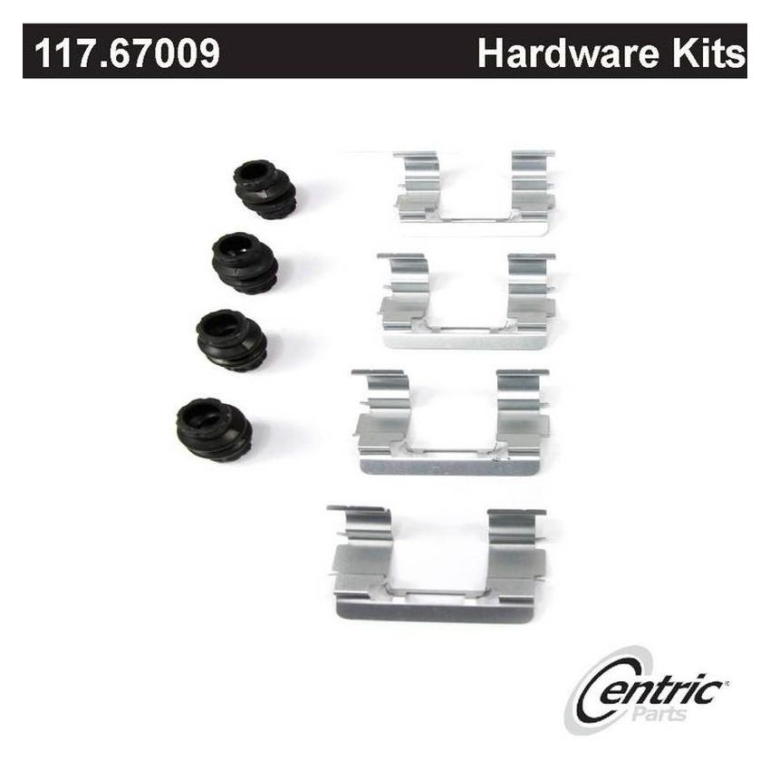 CENTRIC PARTS 117.67009 Centric Disc Brake Hardware Kit
