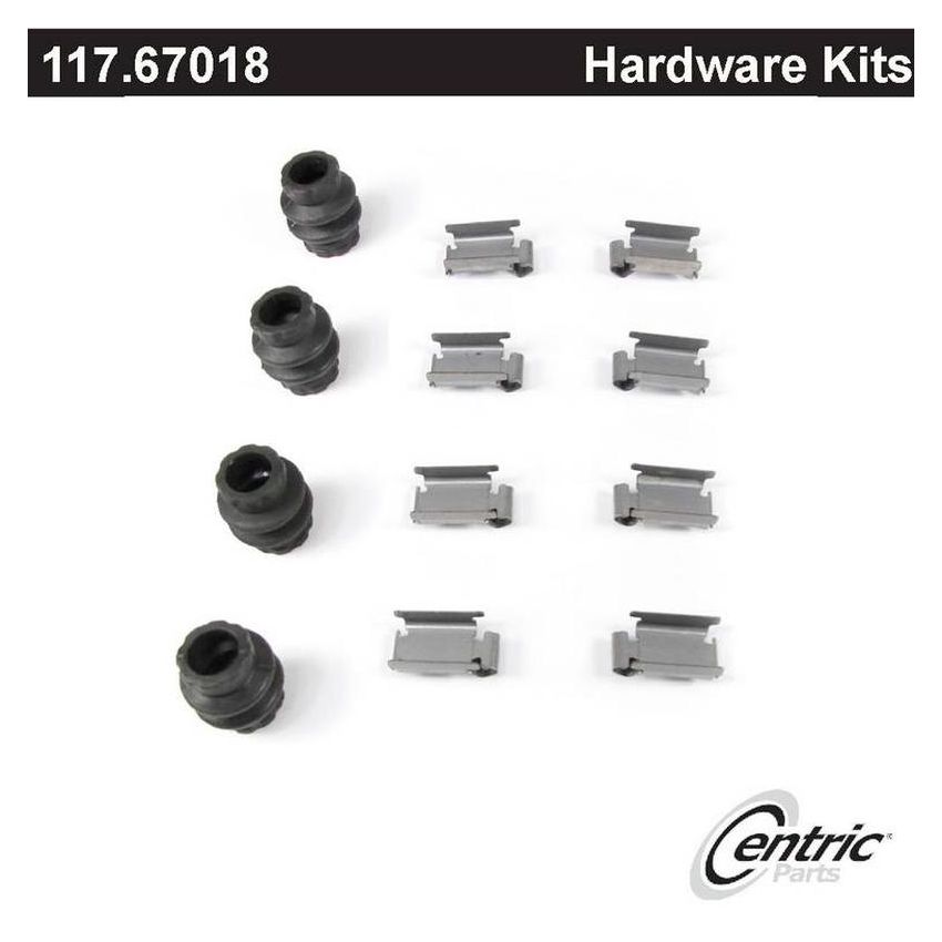 CENTRIC PARTS 117.67018 Centric Disc Brake Hardware Kit