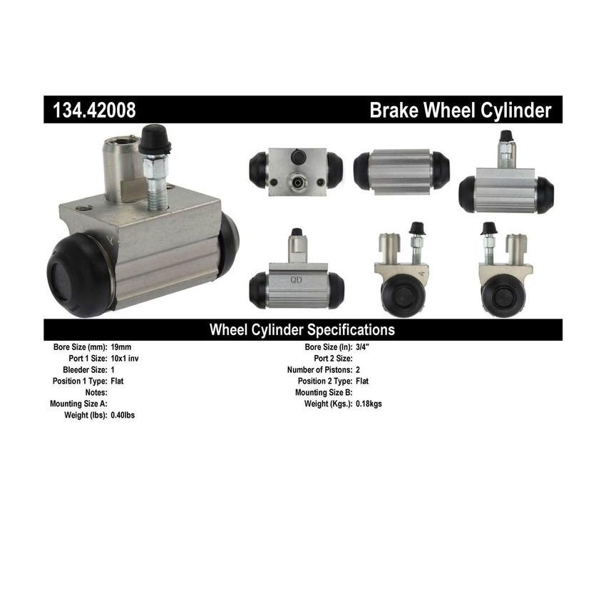 CENTRIC PARTS 134.42008 Centric Premium Wheel Cylinder